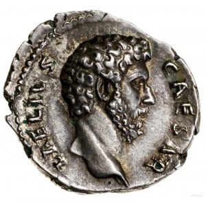 Denar, 137, mennica Rzym; Aw: Głowa Aeliusza w prawo, L...
