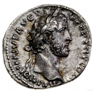 Denar, 140–143, mennica Rzym; Aw: Głowa cesarza w prawo...
