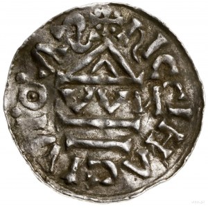 Denar, 1002–1009, mennica Ratyzbona, mincerz Viga; Aw: ...