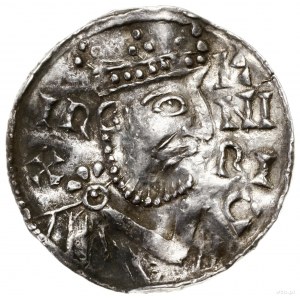 Denar, 1009–1024, mennica Ratyzbona, mincerz Id; Aw: Po...