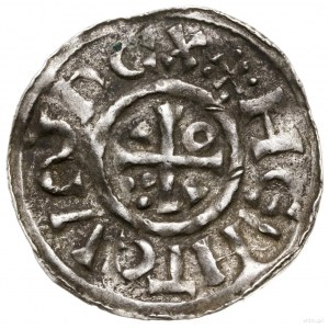 Denar, 1002–1009, mennica Nabburg, mincerz Ag; Aw: Krzy...