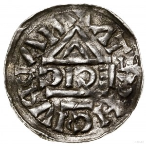 Denar, 1002–1009, mennica Nabburg, mincerz Ag; Aw: Krzy...