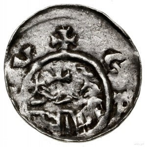 Denar, 1081–1102, mennica Kraków; Aw: Głowa władcy w le...