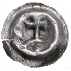 Brakteat, ok. 1277/1278–1287/1288; Krzyż stojący na łuk...
