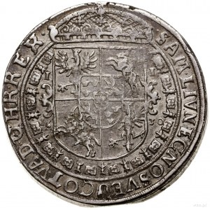 Talar, 1630, mennica Bydgoszcz; Aw: Wąska półpostać kró...
