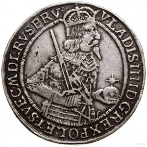Talar, 1637, mennica Toruń; Aw: Półpostać króla w prawo...