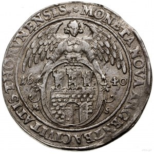 Talar, 1640, mennica Toruń; Aw: Półpostać króla w prawo...