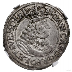 Ort, 1661, mennica Toruń; odmiana z napisem NOVA CIV w ...