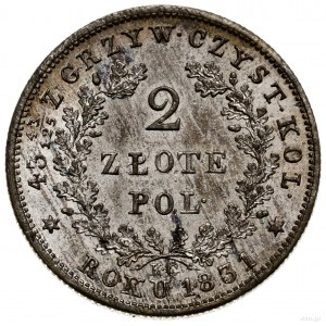 2 złote, 1831 KG, Warszawa; odmiana z kropką po POL i P...