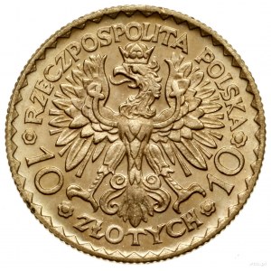 10 złotych, 1925, Warszawa; moneta wybita na pamiątkę 9...
