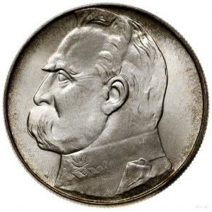 10 złotych, 1939, Warszawa; Józef Piłsudski; Kop. 3008,...