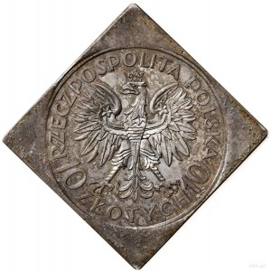 Klipa 10 złotych, 1933, Warszawa; Jan III Sobieski – 25...