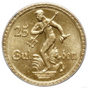 25 guldenów, 1930, Berlin; Posąg Neptuna; CNG 526, Fr. ...