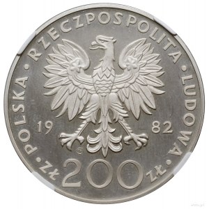 200 złotych, 1982, mennica w Szwajcarii; Jan Paweł II; ...