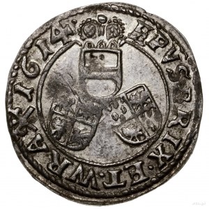 3 krajcary, 1614, Nysa; na awersie CAR D G ARC (3)...; ...