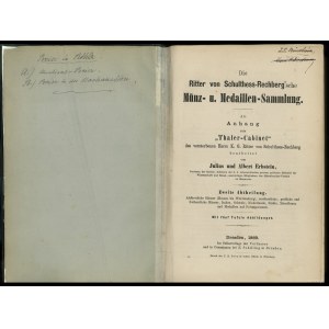 Julius und Albert Erbstein, Die Ritter von Schulthess-R...
