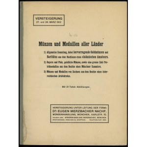 Dr. Eugen Merzbacher Nachf., Münzen und Medaillen aller...