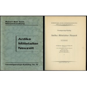 Robert Ball Nachf., Versteigerungs-Katalog Antike / Mit...