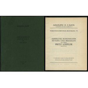 Adolph E. Cahn, Versteigerungs-Katalog 73. Sammlung sch...