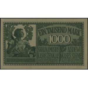 1.000 marek, 4.04.1918, Kowno; seria A, numeracja sześc...