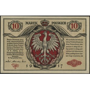 10 marek polskich, 9.12.1916; „Generał”, „biletów”, ser...
