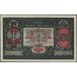 500 marek polskich, 15.01.1919; bez oznaczenia serii i ...