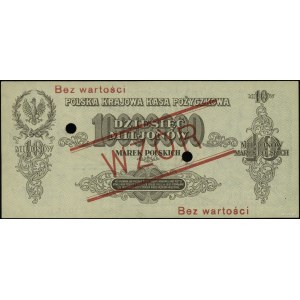 10.000.000 marek polskich, 20.11.1923; seria A 123456 /...