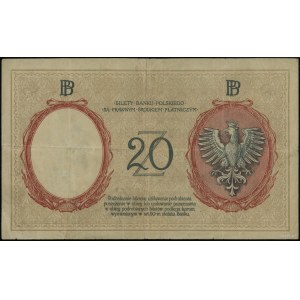 20 złotych, 15.07.1924; II emisja, seria A, numeracja 4...