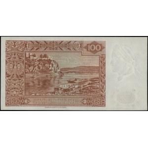 100 złotych, 15.08.1939; seria K, numeracja 043013; Luc...