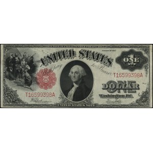 Legal Tender Note; 1 dolar, 1917; seria T 16599398 A, c...