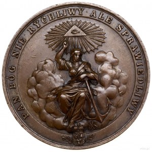 Medal na pamiątkę „rzezi kroskiej”, 1893, projektu Juli...