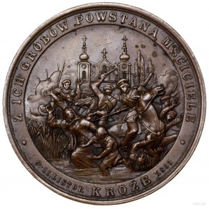 Medal na pamiątkę „rzezi kroskiej”, 1893, projektu Juli...