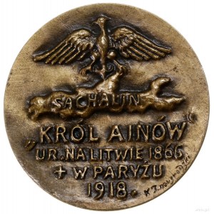 Ginet-Piłsudski Bronisław (1866–1918); Medal pamiątkowy...