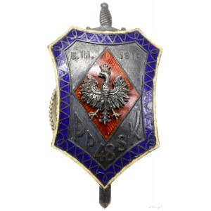Oficerska odznaka pamiątkowa 48. Pułku Strzelców Kresow...