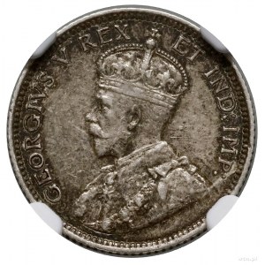 10 centów, 1911, mennica Ottawa; KM 17; moneta w pudełk...