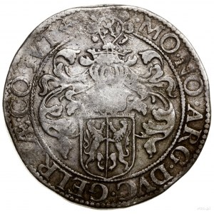 Talar (Rijksdaalder), 1600; Aw: Popiersie władcy trzyma...