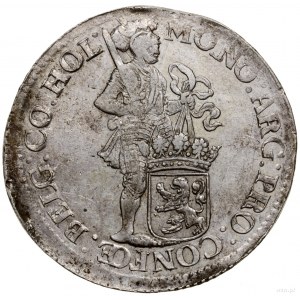 Talar (Zilveren dukaat), 1694; Aw: Rycerz stojący w pra...