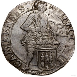 Talar (Zilveren dukaat), 1693; Aw: Rycerz stojący w pra...