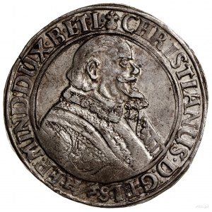 Talar,1627, mennica Clausthal; Aw: Popiersie władcy w p...