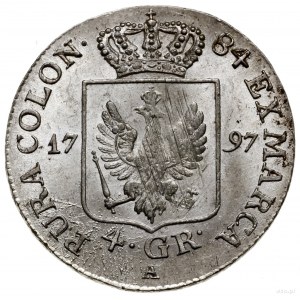4 grosze (1/6 talara), 1797 A, mennica Berlin; Olding 5...