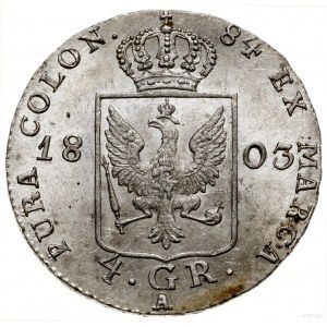 4 grosze (1/6 talara), 1803 A, mennica Berlin; Olding 1...