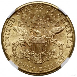 20 dolarów, 1891 CC, mennica Carson City; typ Liberty H...