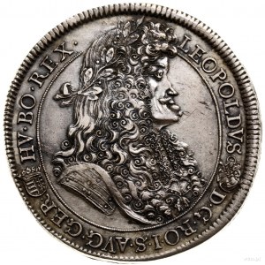 Talar, 1691, mennica Kremnica; Aw: Popiersie władcy w z...