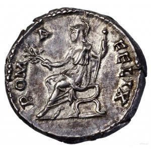 Denar, 134–138, Rzym; Aw: Głowa cesarza w wieńcu laurow...