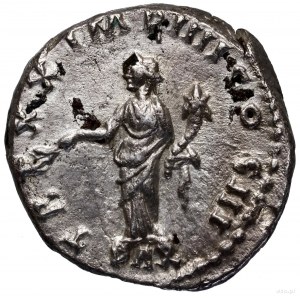 Denar, 166, Rzym; Aw: Głowa cesarza w wieńcu laurowym w...