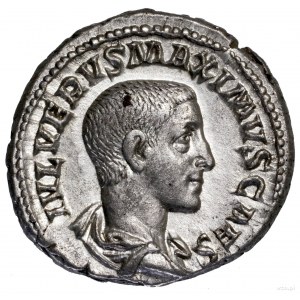 Denar, 235–236, Rzym; Aw: Popiersie cezara w prawo, IVL...
