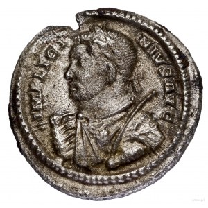 Argenteus bilonowy, 318–319, Trewir; Aw: Popiersie wład...