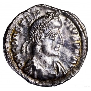 Silikwa, 360–363, Arles; Aw: Popiersie cesarza w prawo,...