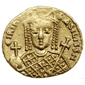Solidus, 797–802, Konstantynopol; Aw: Popiersie Ireny t...