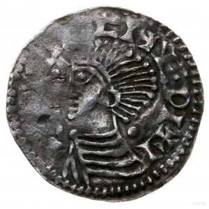 Naśladownictwo denara anglosaskiego typu Long Cross; Aw...